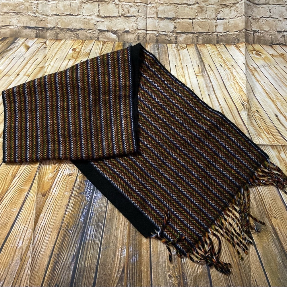 Outbrook Acrylic Fringed Unisex Colorful stripe Scarf Germany
